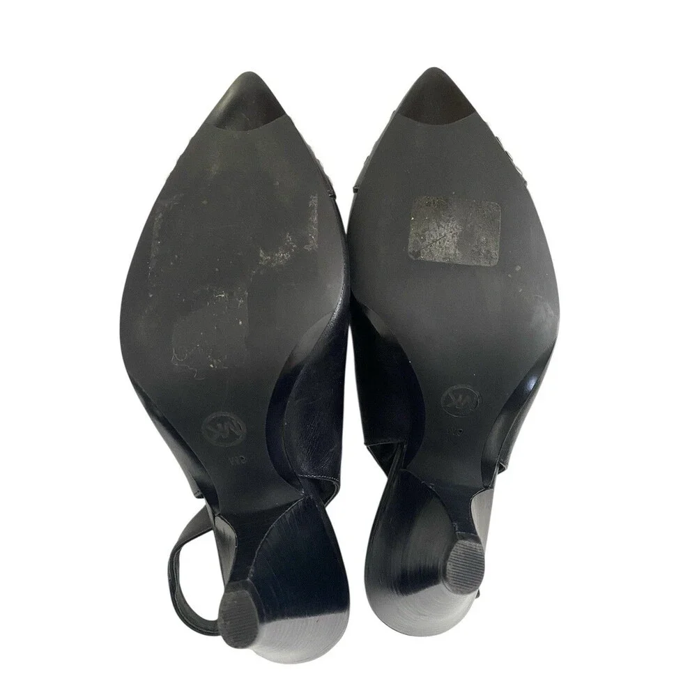 Punk MICHAEL Michael Kors Studded Slingback Pumps - Picture 10 of 13